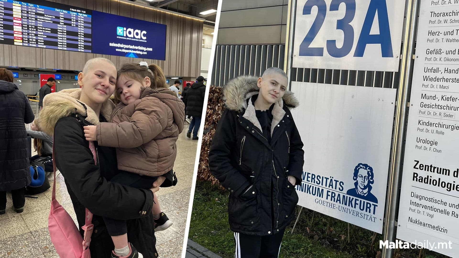 Kimberly Zammit In Germany For MRI Treatment In Private Hospital