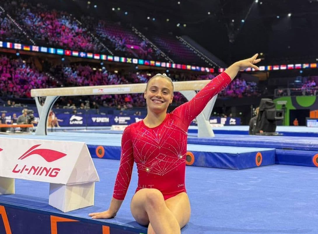 Philippa Busuttil shines for Malta at World Gymnastics Championships