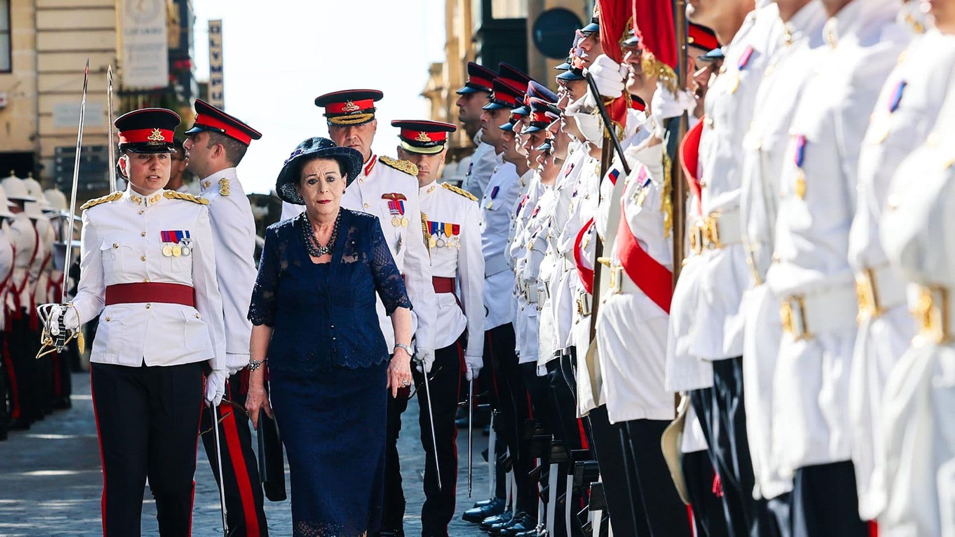 Victory Day National Salute & Guard Inspection In Valletta