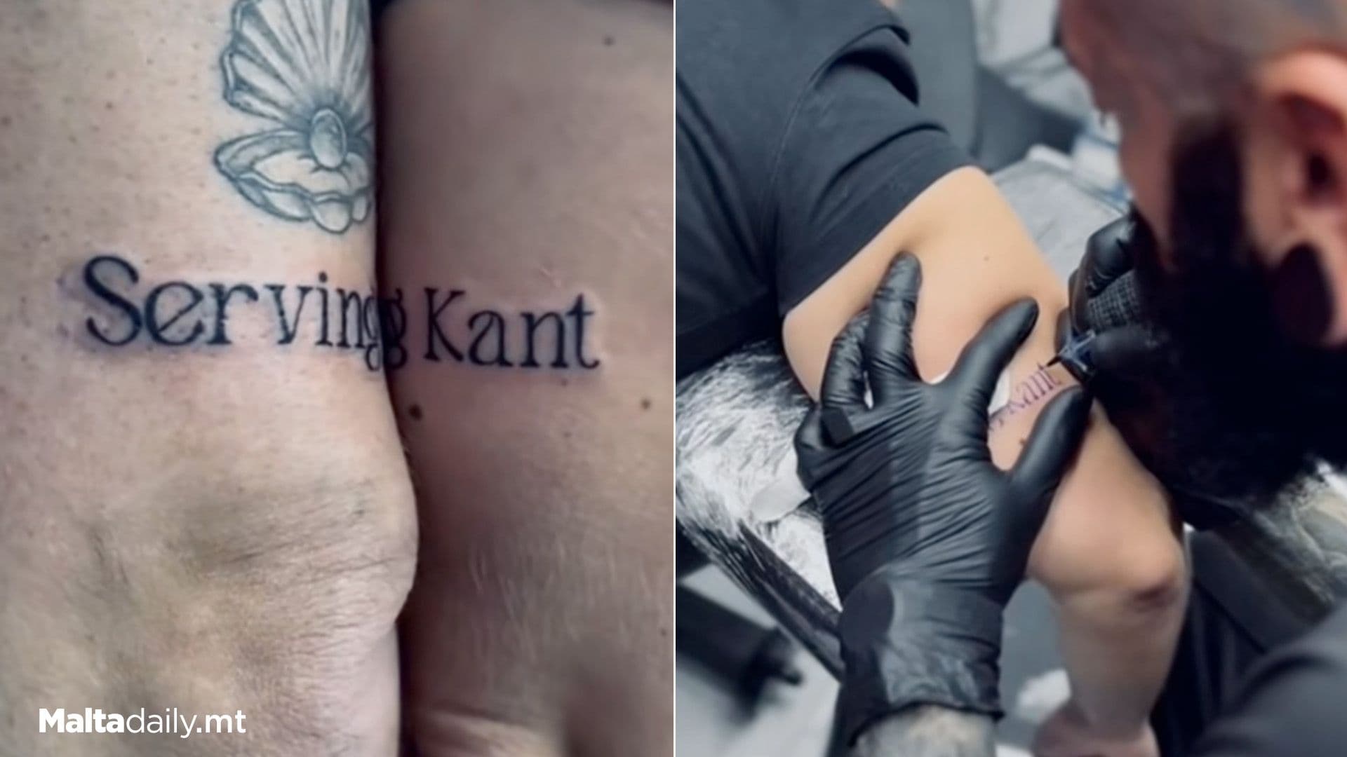 Duo Get Matching Serving KANT Tattoos