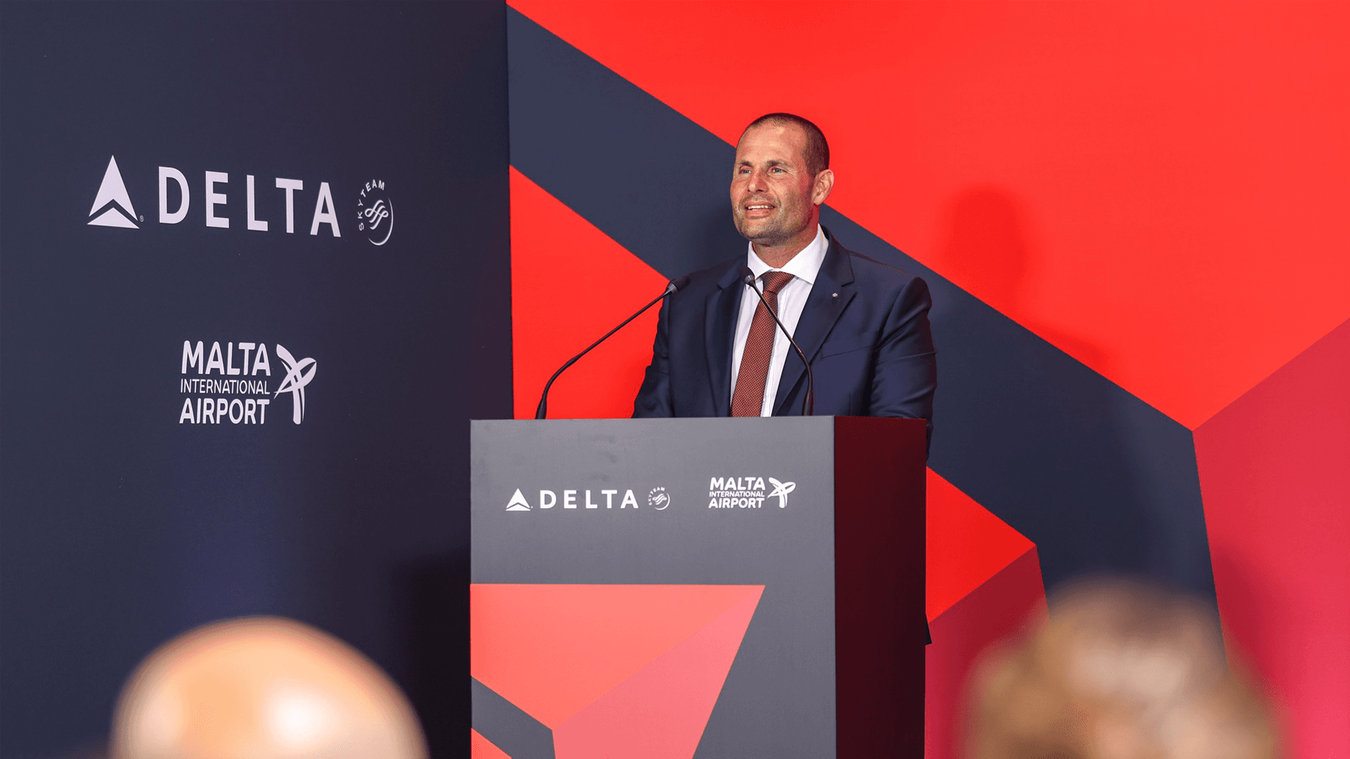 Robert Abela Addresses First Direct Flight From New York To Malta During Press Conference