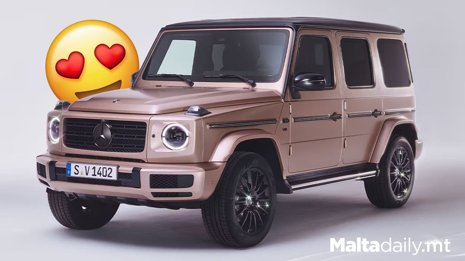 The Mercedes Benz Rose Gold ‘Stronger Than Diamonds’ Vehicle