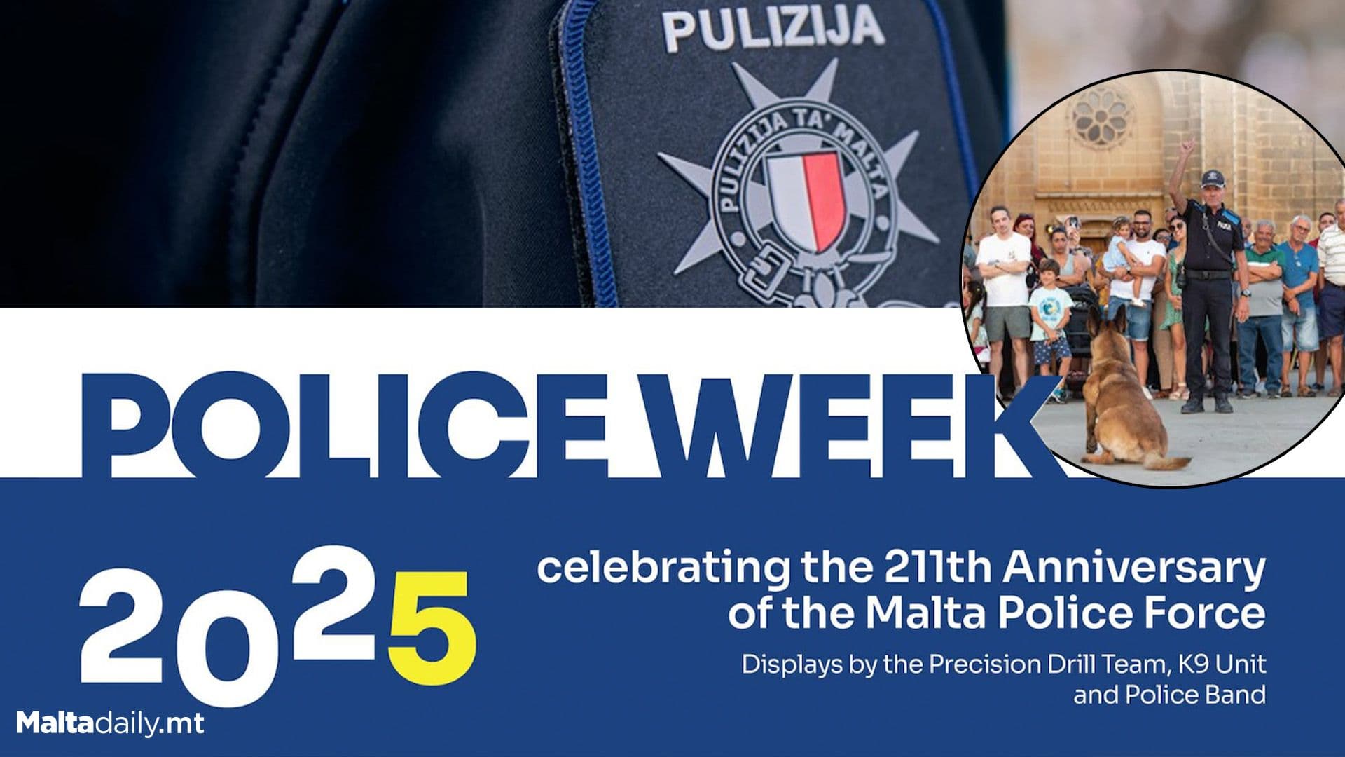 Police Week 2025: Malta Police Force Marks 211 Years With Public Events