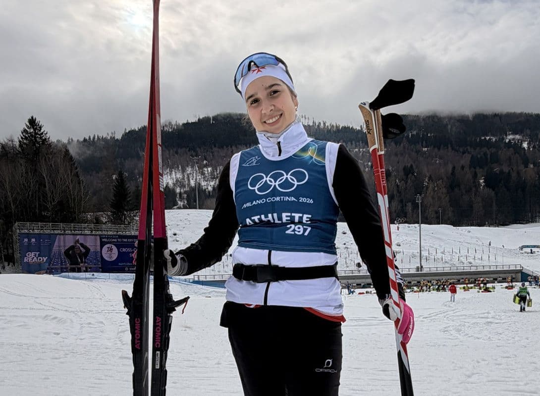 Jenny Axisa Eriksen set for today’s 10km cross‑country skiing race in Tesero