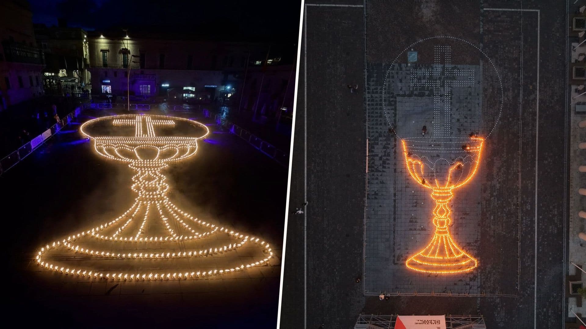 Mixgħela Lights Up Valletta’s St George’s Square For Holy Week