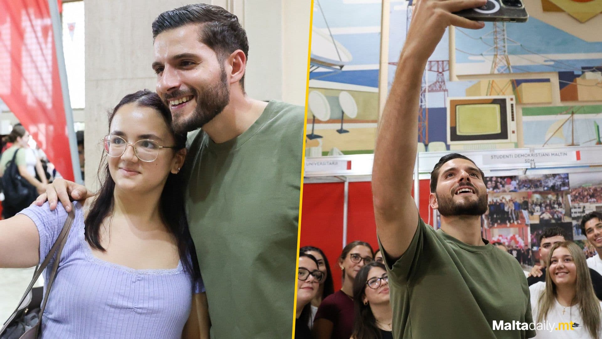 Alex Borg Visits Junior College Students For New Scholastic Year