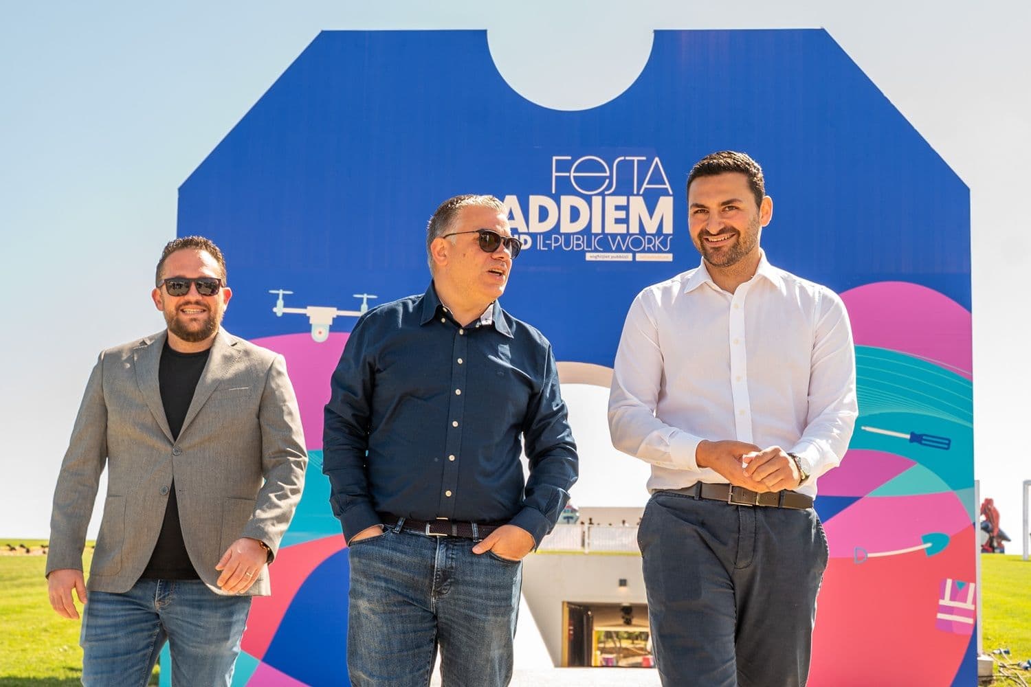FAMILIES TURN OUT FOR FESTA ĦADDIEM CELEBRATING PUBLIC WORKS