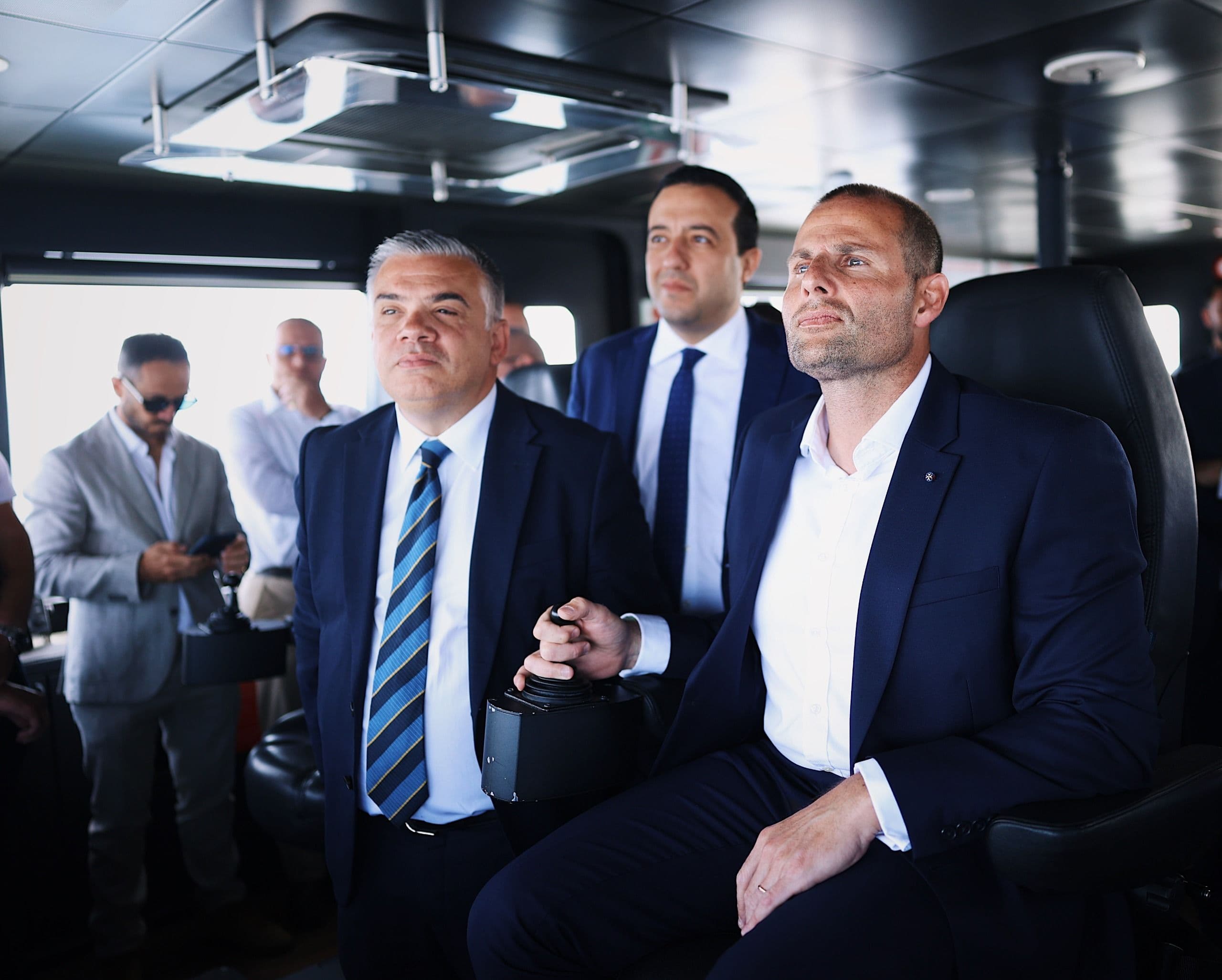 PRIME MINISTER INAUGURATES NEW FAST FERRY SERVICE LINKING SLIEMA, BUGIBBA AND GOZO