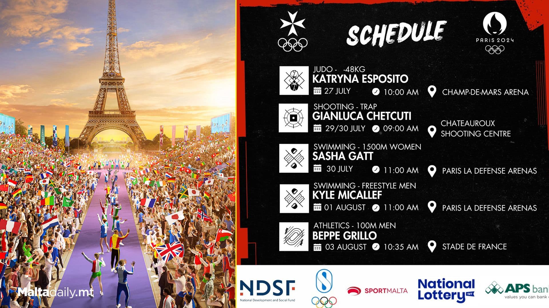 Malta Olympic Committee Shows Off Team of Athletes