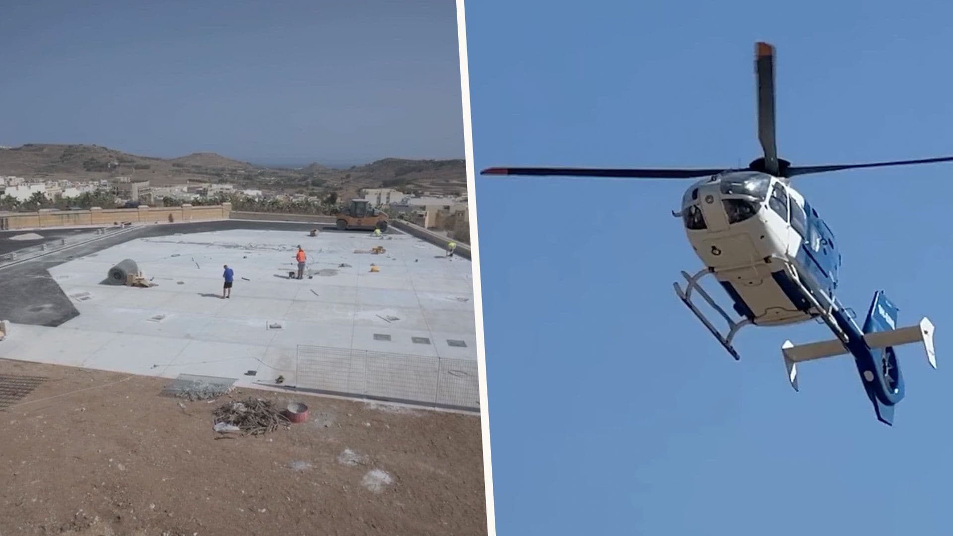 Work On Gozo General Hospital Helipad Ongoing To Reduce Patient Travel Time