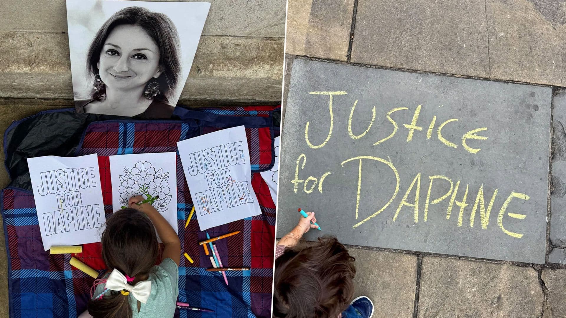 Vigil For Daphne Caruana Galizia Held In London: Son Thanks Demonstrators