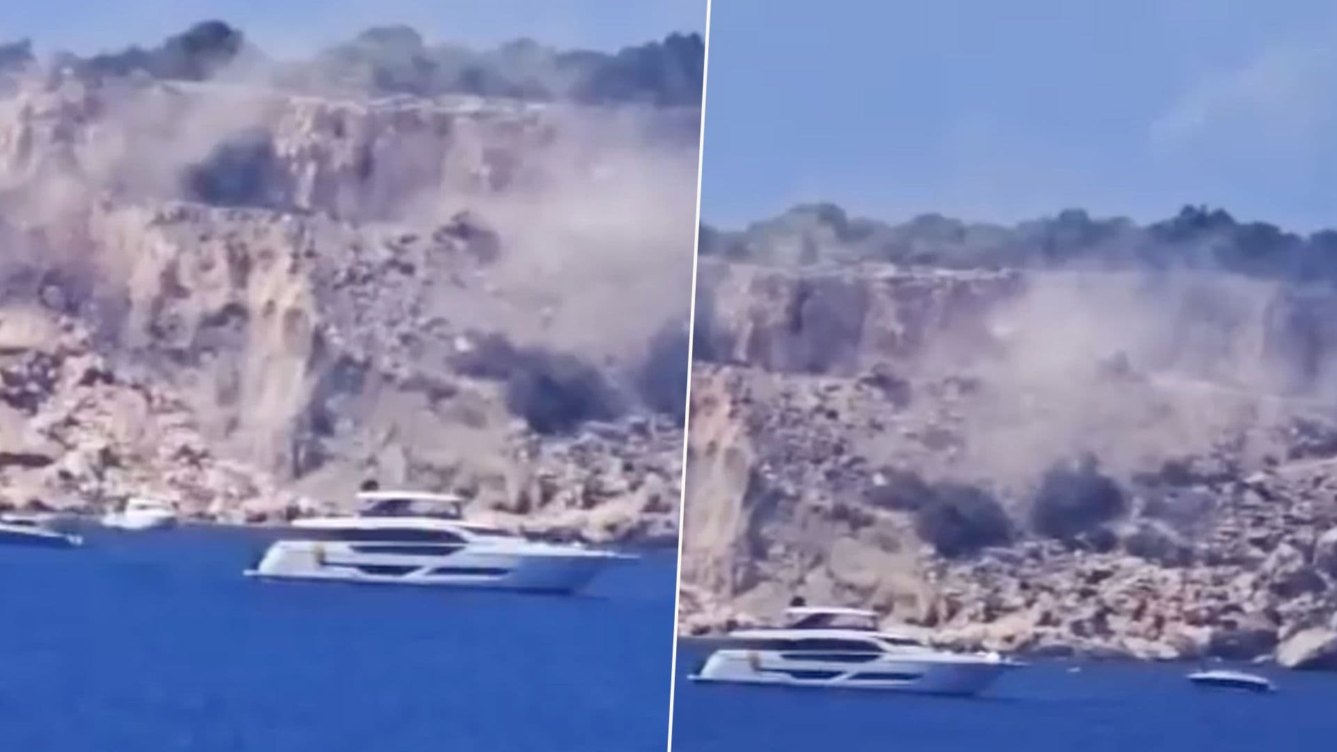 Watch: Rock Formation In L-Aħrax, Mellieħa Collapses