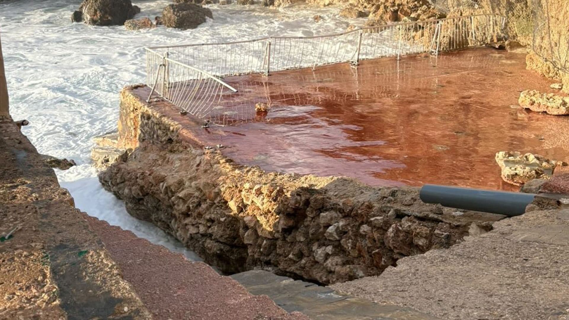 In Photos: Damage To Għar Lapsi After Storm Harry