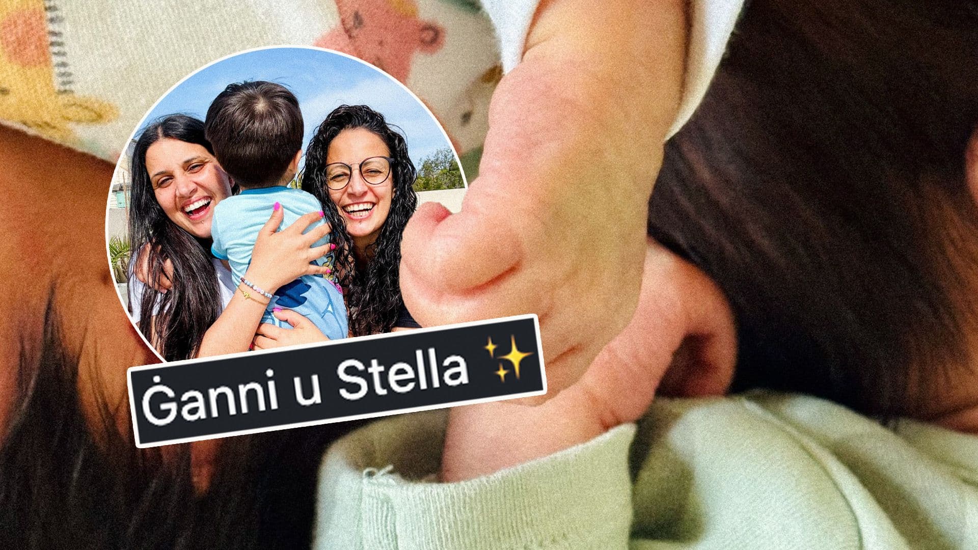 Amber & Olwyn Jo Welcome Baby Twins Ġanni & Stella
