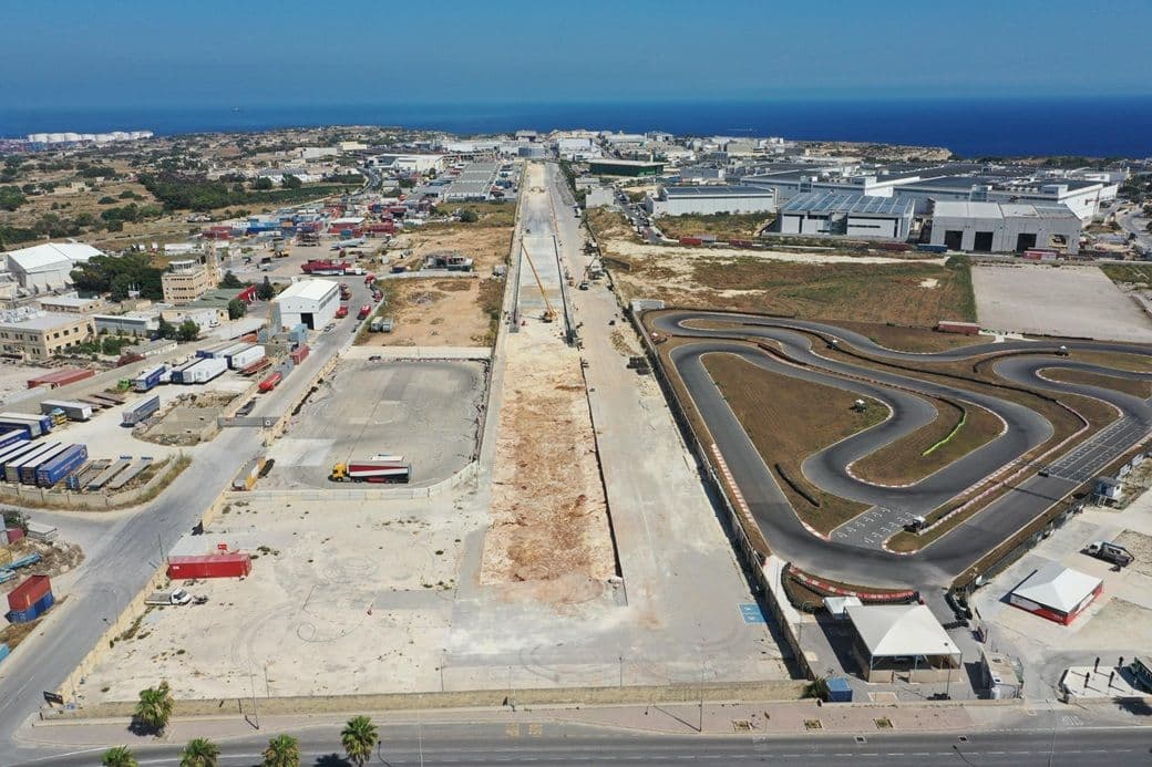Progress On The Works At The Quarter Mile Complex In Ħal Far