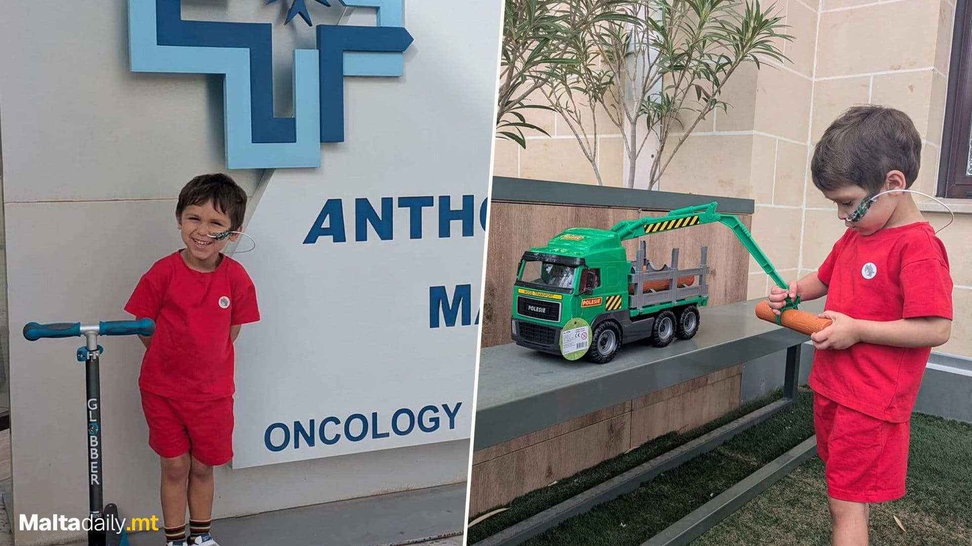Boy Spends 1st Day Of Kinder 2 At Puttinu Cares Rainbow Ward
