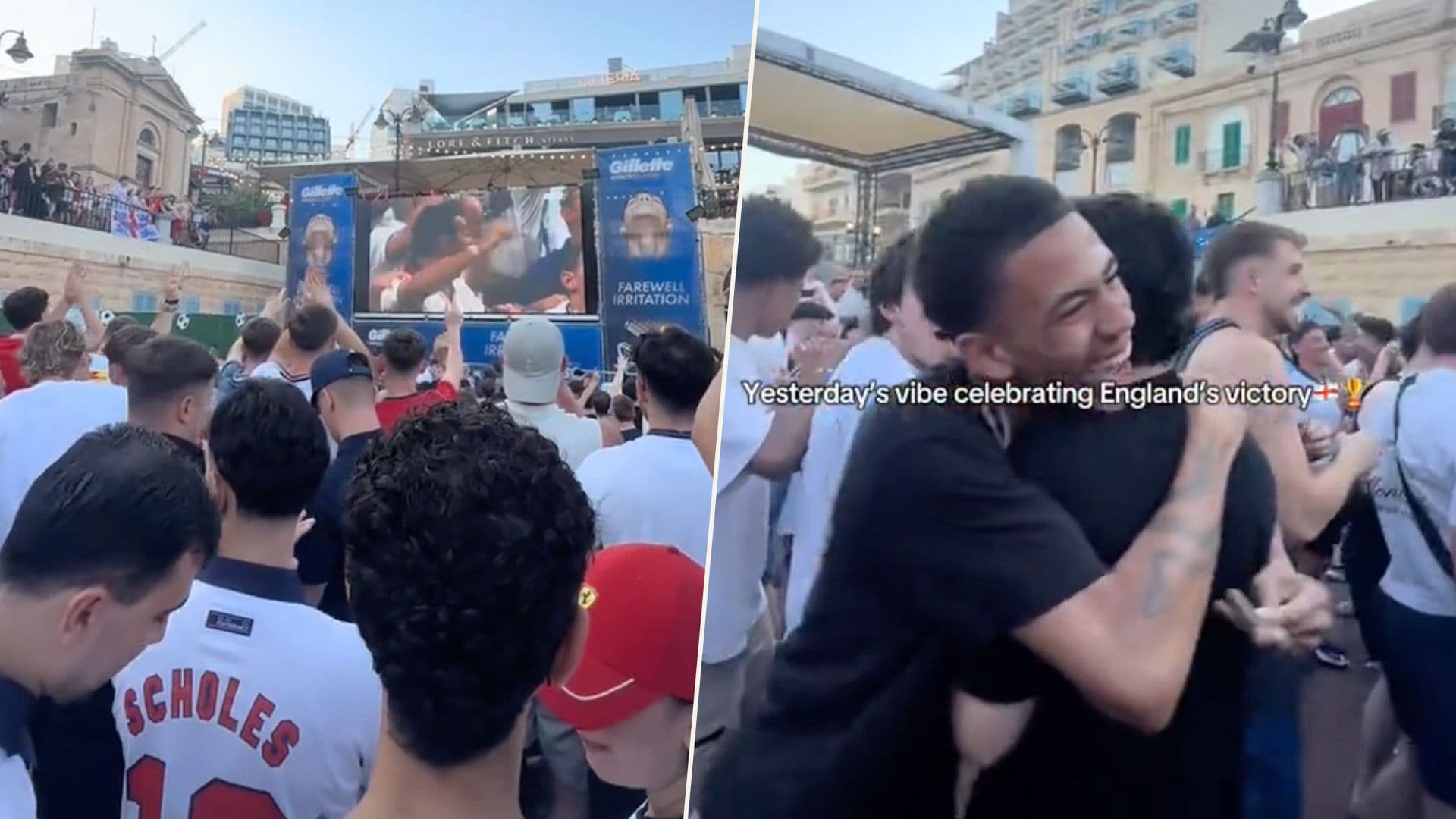Maltese Shows Local Vibe Celebrating England’s Recent World Cup Win