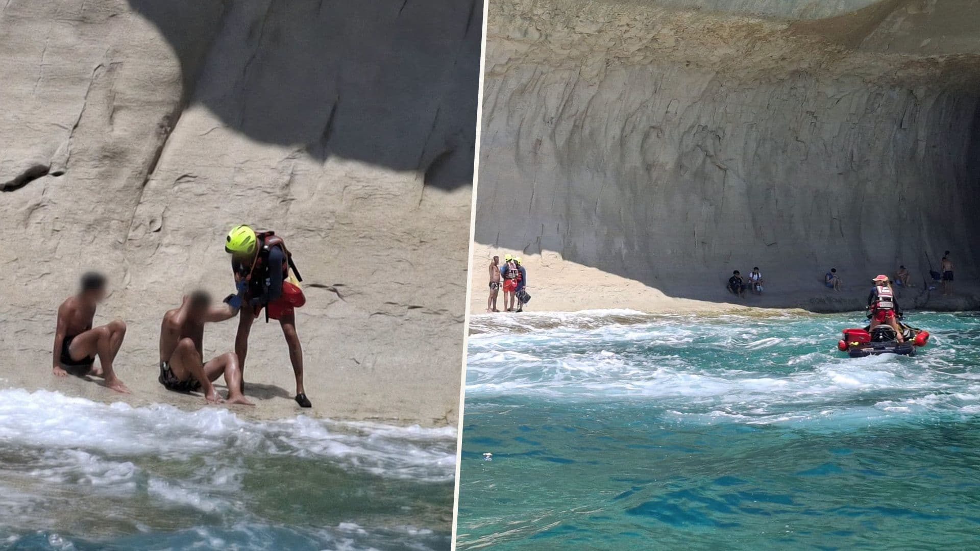 Red Cross Help Tourist Who Fell & Hurt His Head At Santa Maria Cave, Mġarr