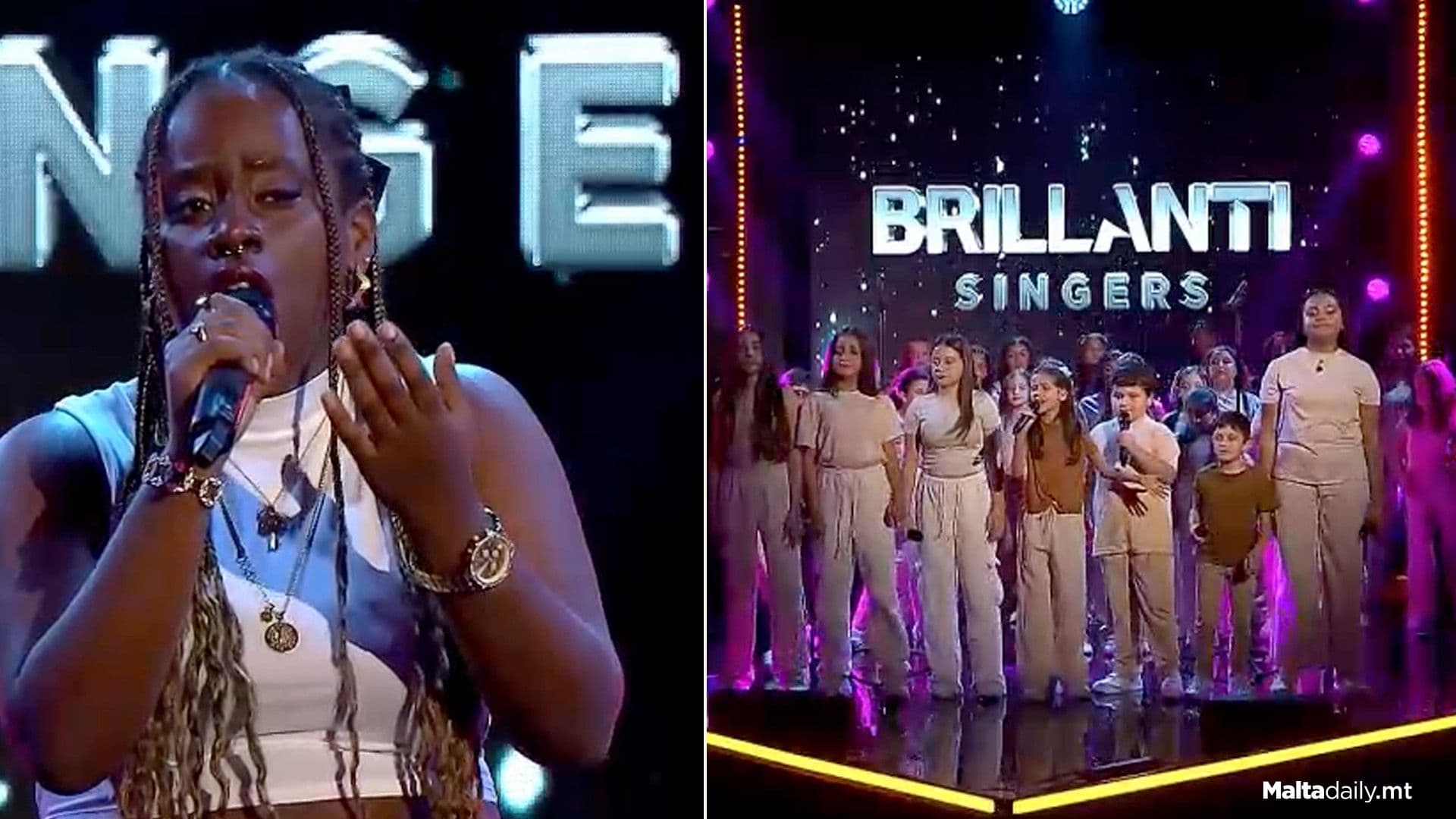 Martina Borg & La Voix Harmonie Both Survive Semifinal Sing-Off