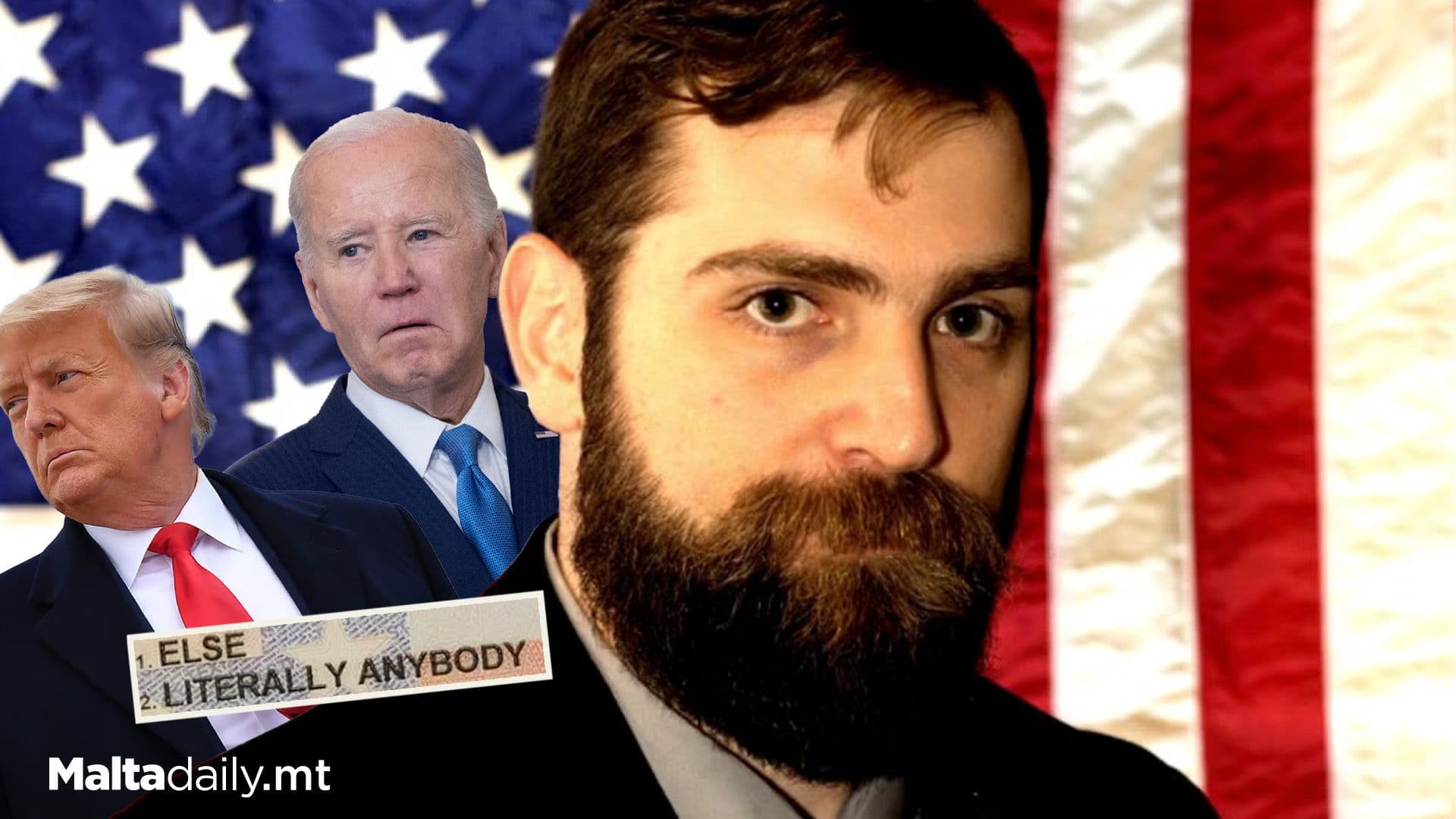 US Man Changes Name To “Literally Anybody Else” To Run For President