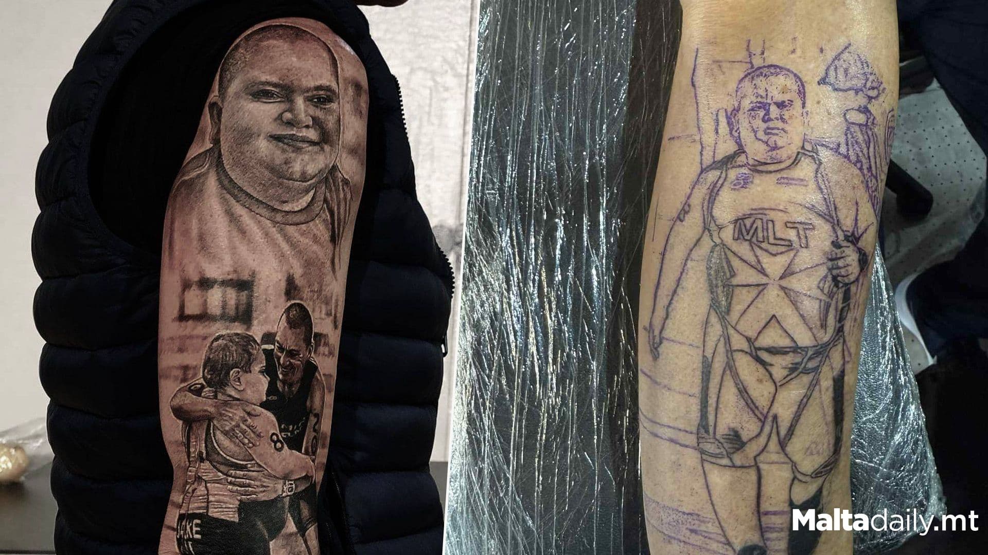 Josie Vella Gets Tribute Tattoo for Late Son Jake at Malta Tattoo Show