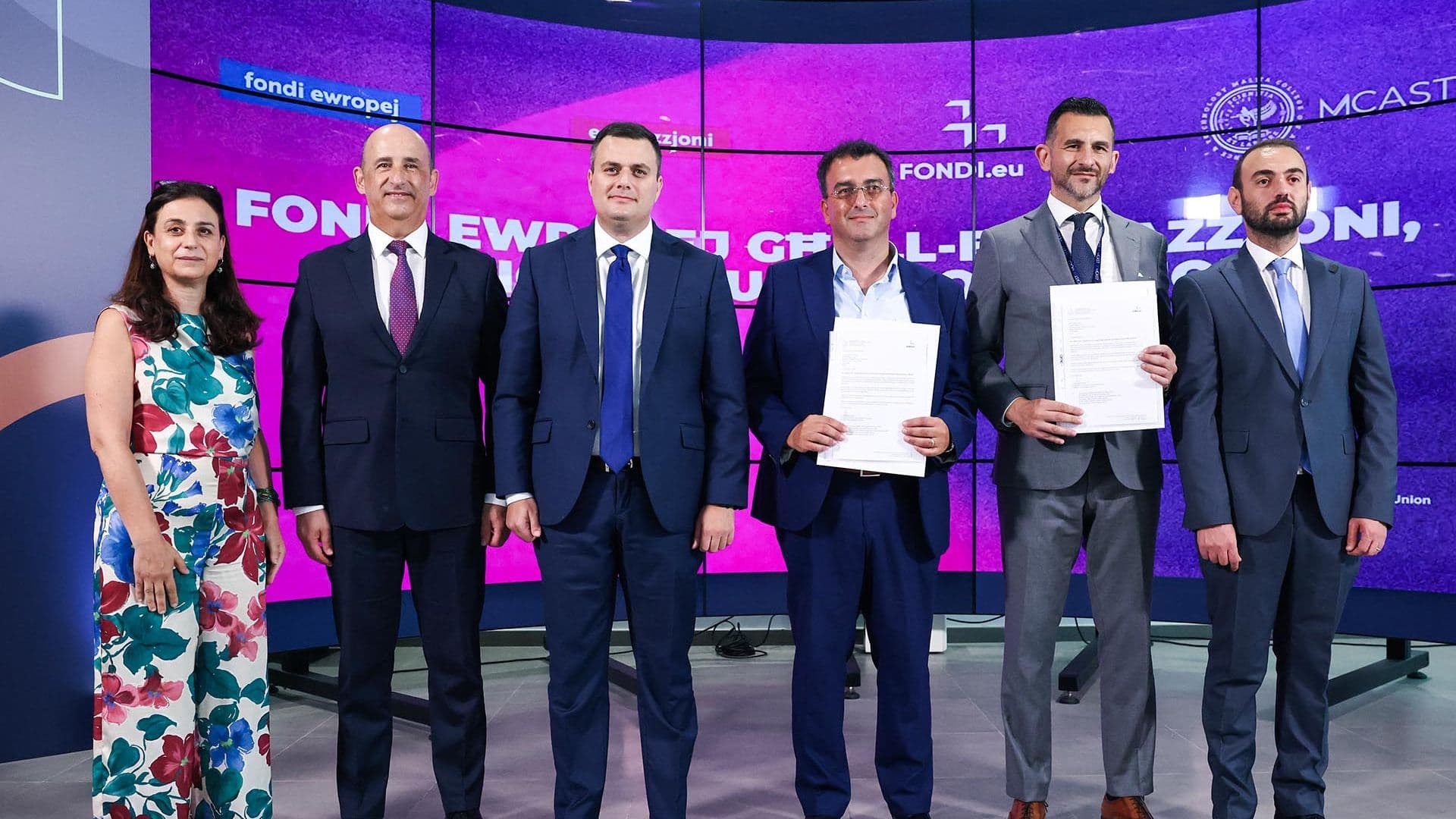 More Than €1.3 Million In EU Funds For 2 New Innovative Projects At MCAST