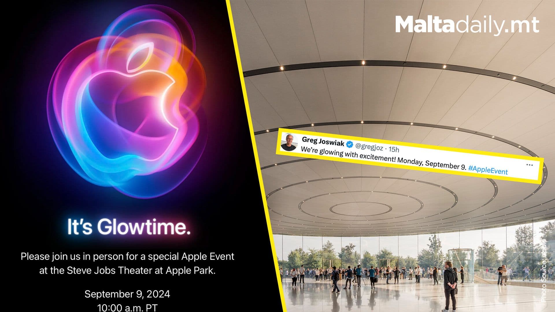 “It’s Glowtime”: Apple to Unveil New Products on September 9th