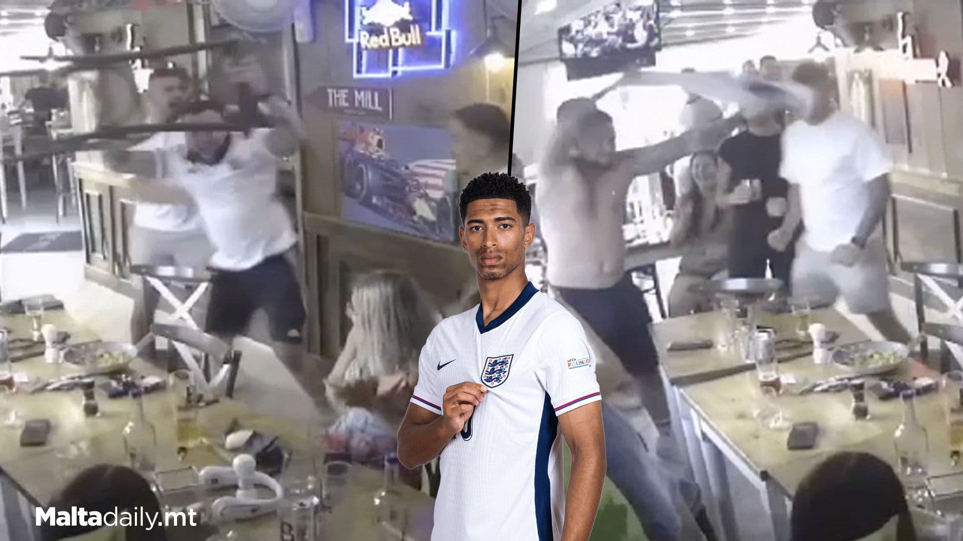 Local Fans At Gastro Pub React To England’s Equaliser