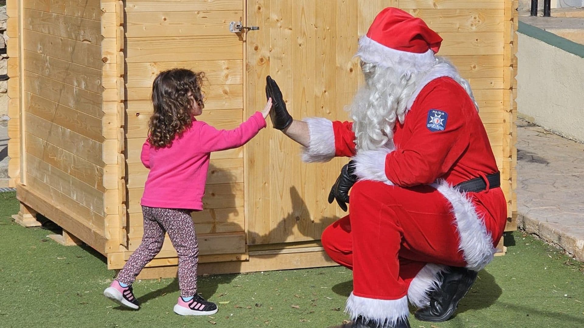 Police Force Santa Spreads Joy Around Malta