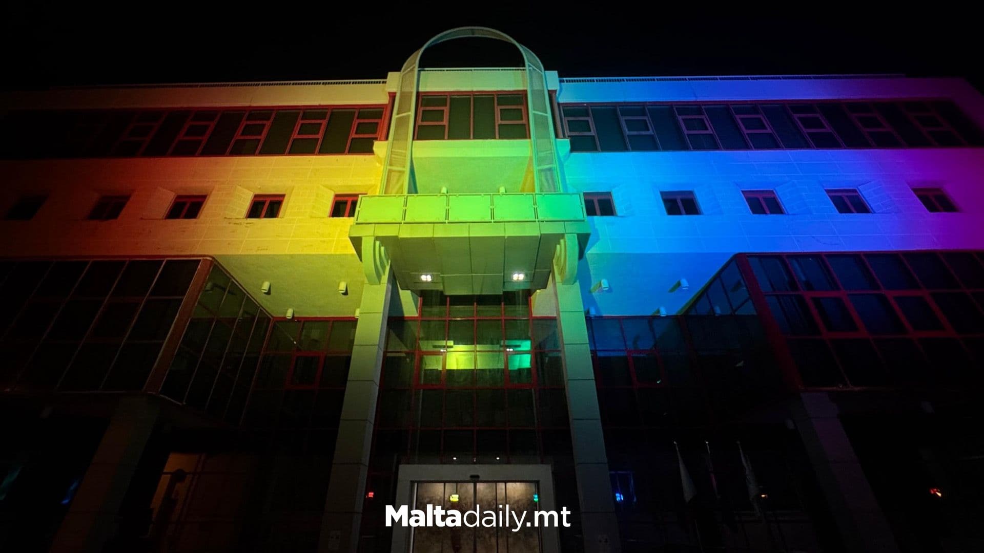 Labour Party Headquarters Lights Up For Pride