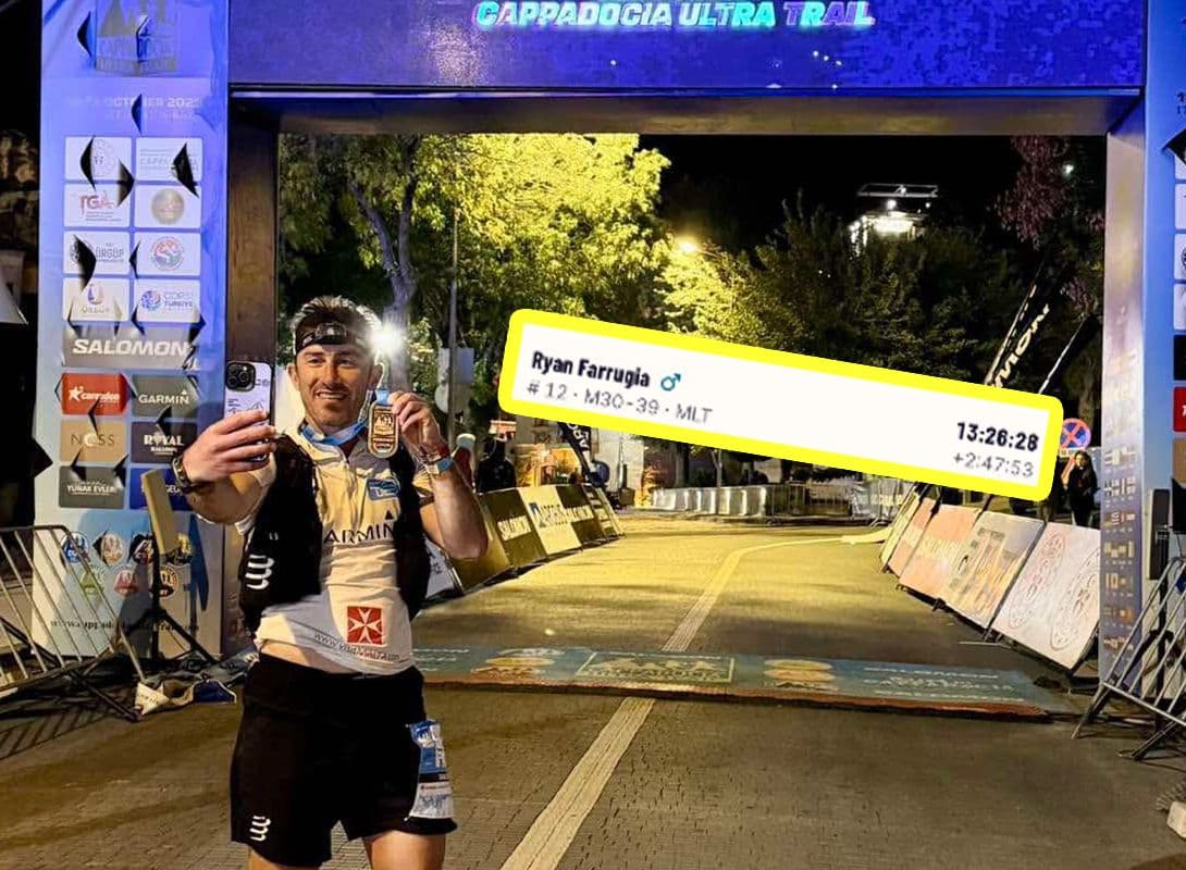 Ryan Farrugia Claims Impressive Fifth Place at Cappadocia Ultra Trail