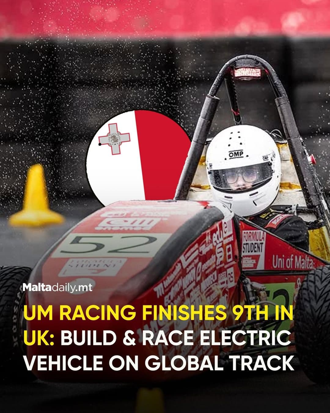 UM Racing Finishes 9th In UK: Build Electric Vehicle On Track