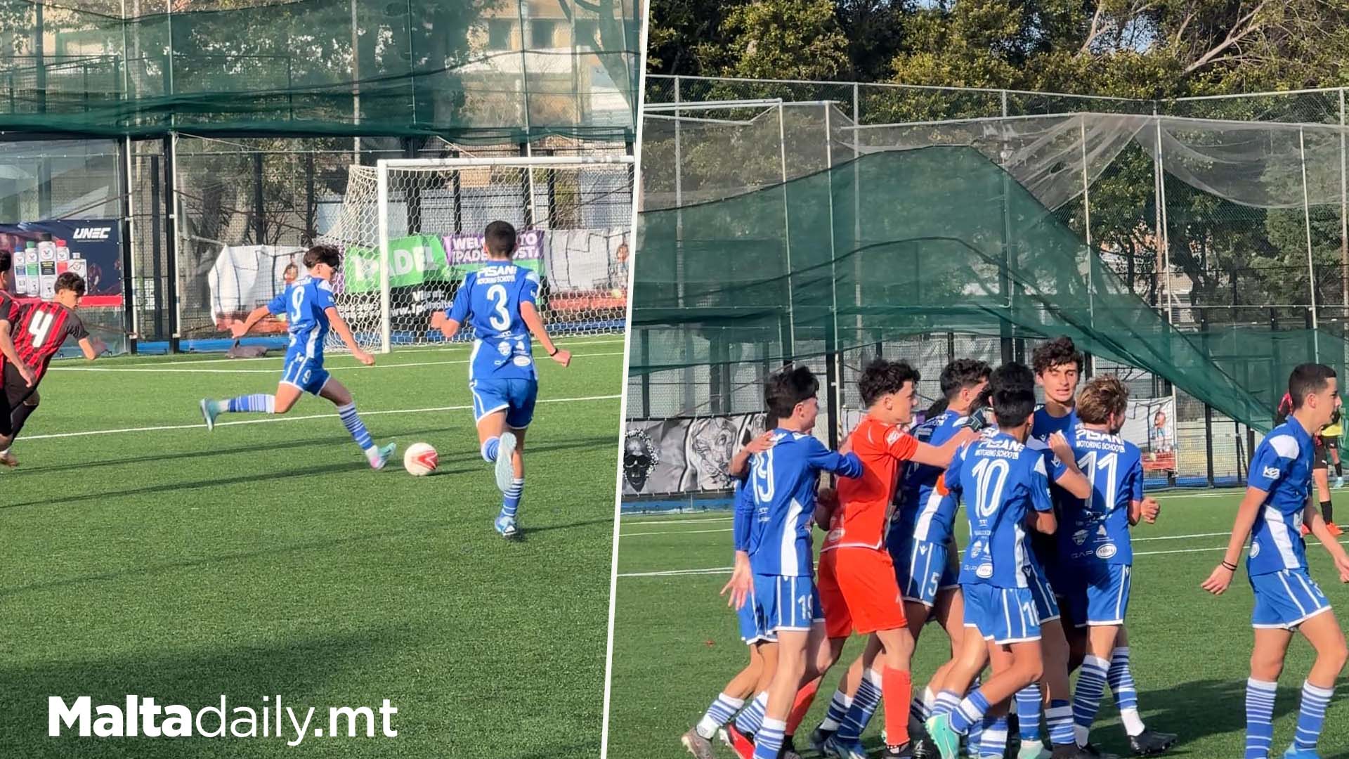 Young Dayl Scores 2 Stunner Goals In U15 Match
