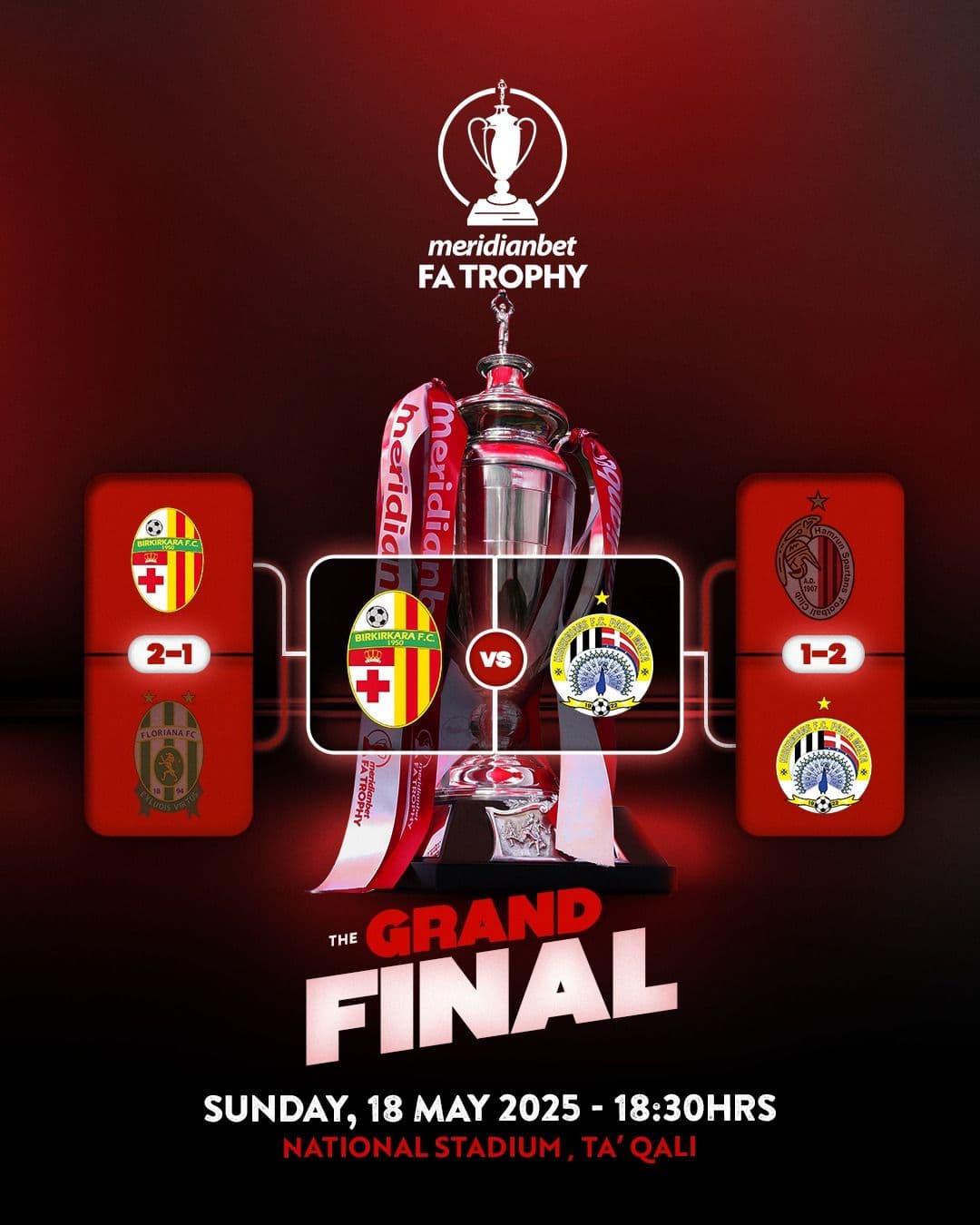 Birkirkara & Hibernians Face Off In FA TROPHY Final