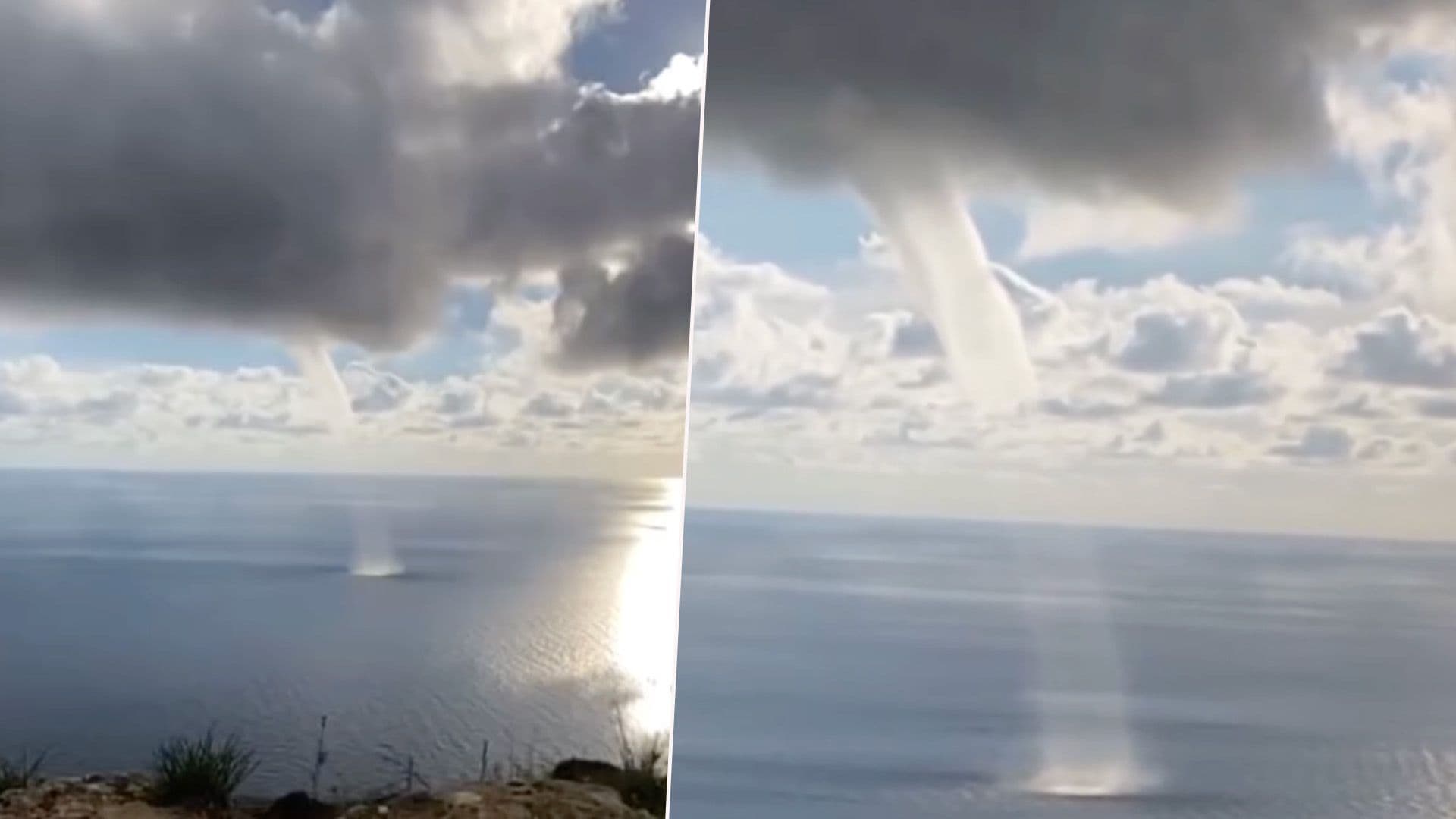 Waterspout Spotted Off Coast of Dingli Cliffs On Saturday