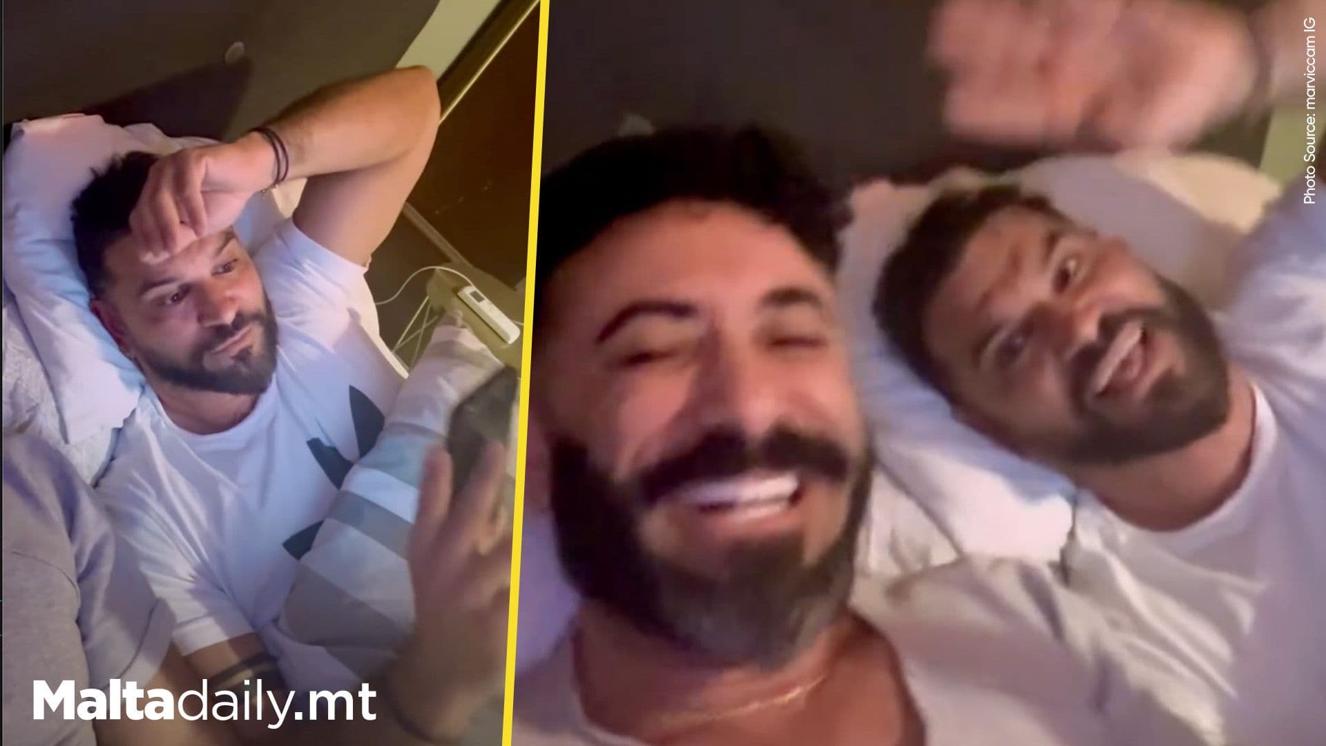 Marvic Wakes Up Outside The Big Brother House