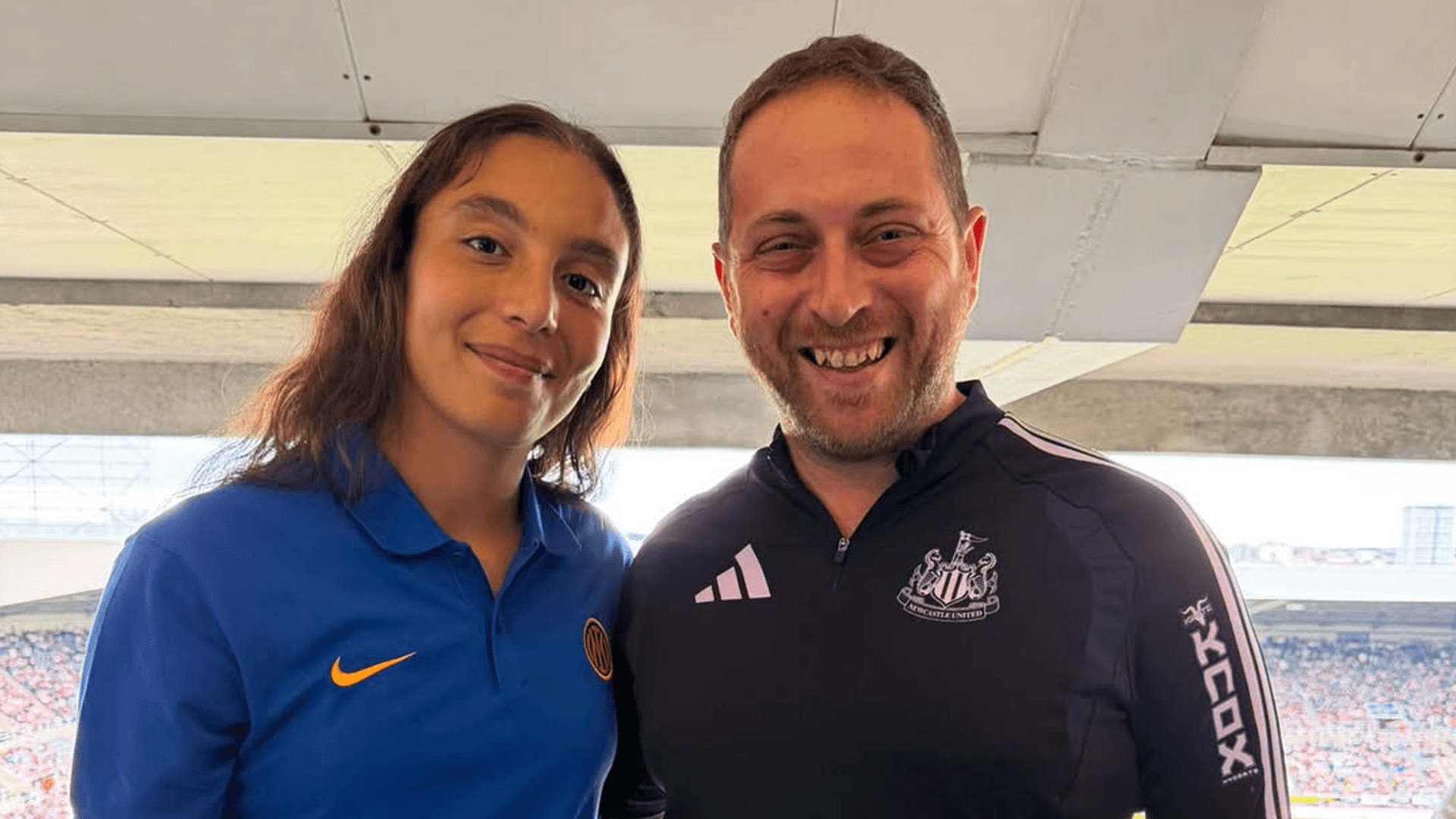 Alex Agius Saliba Watches Haley Bugeja And Inter Play Against Newcastle