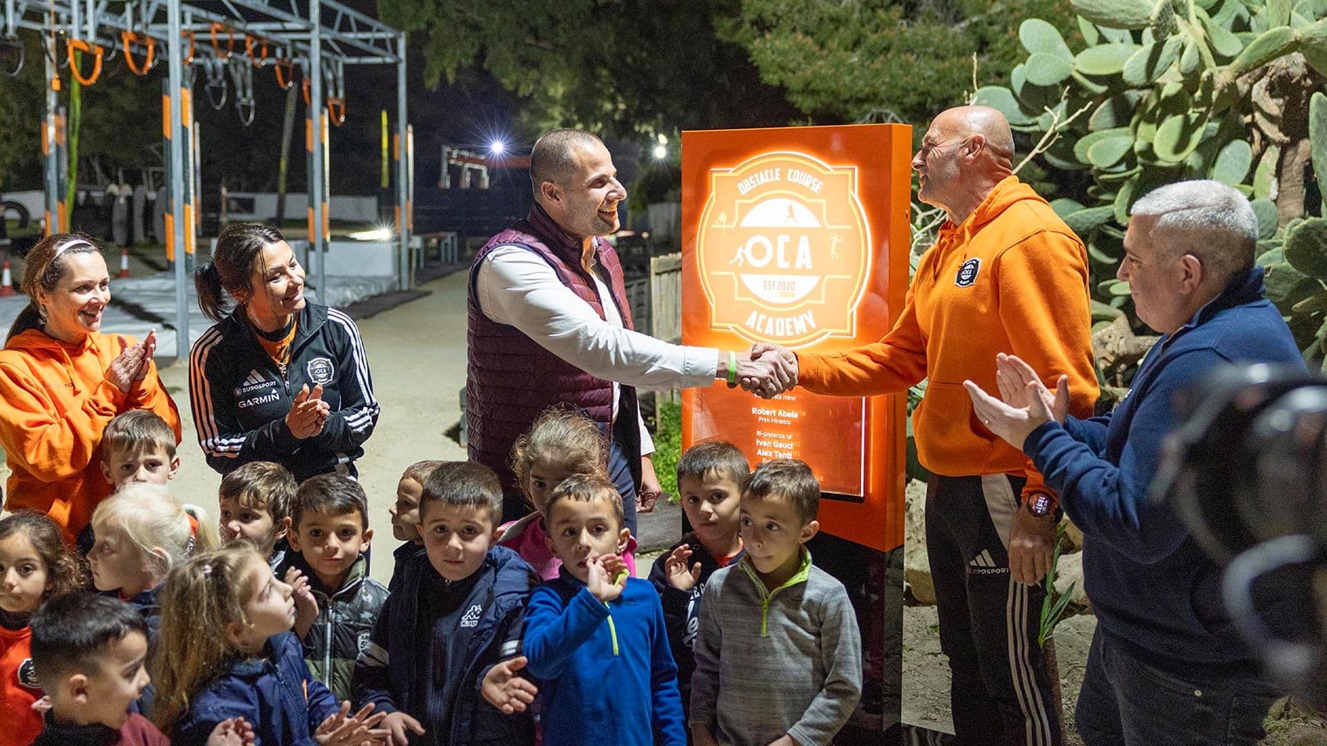 PM Robert Abela Visits Obstacle Corse Academy In Imrieħel
