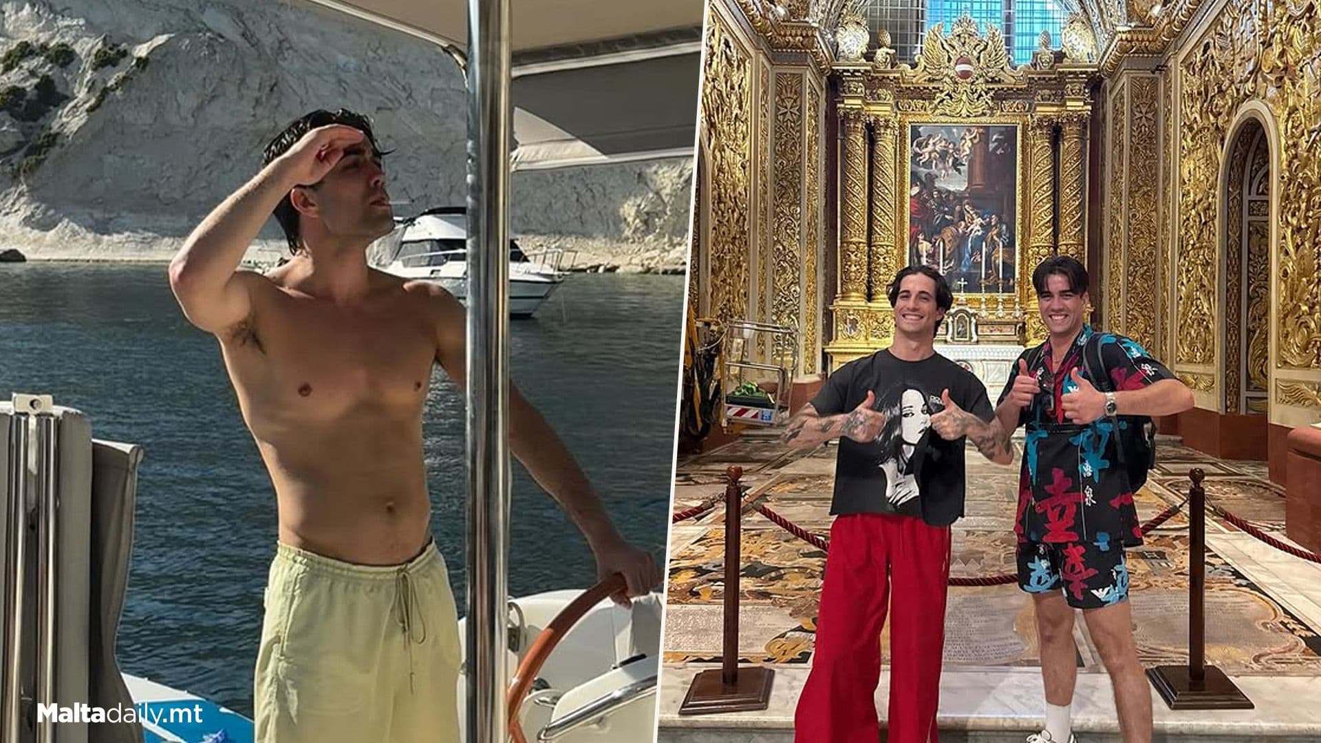 Damiano David’s Brother Shares Photos From Time In Malta