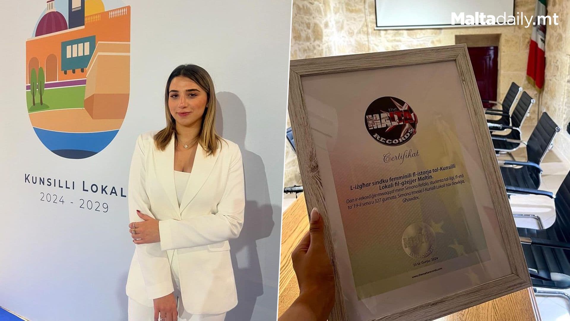 Xewkija Mayor Simona Refalo Becomes Youngest Female Mayor Ever