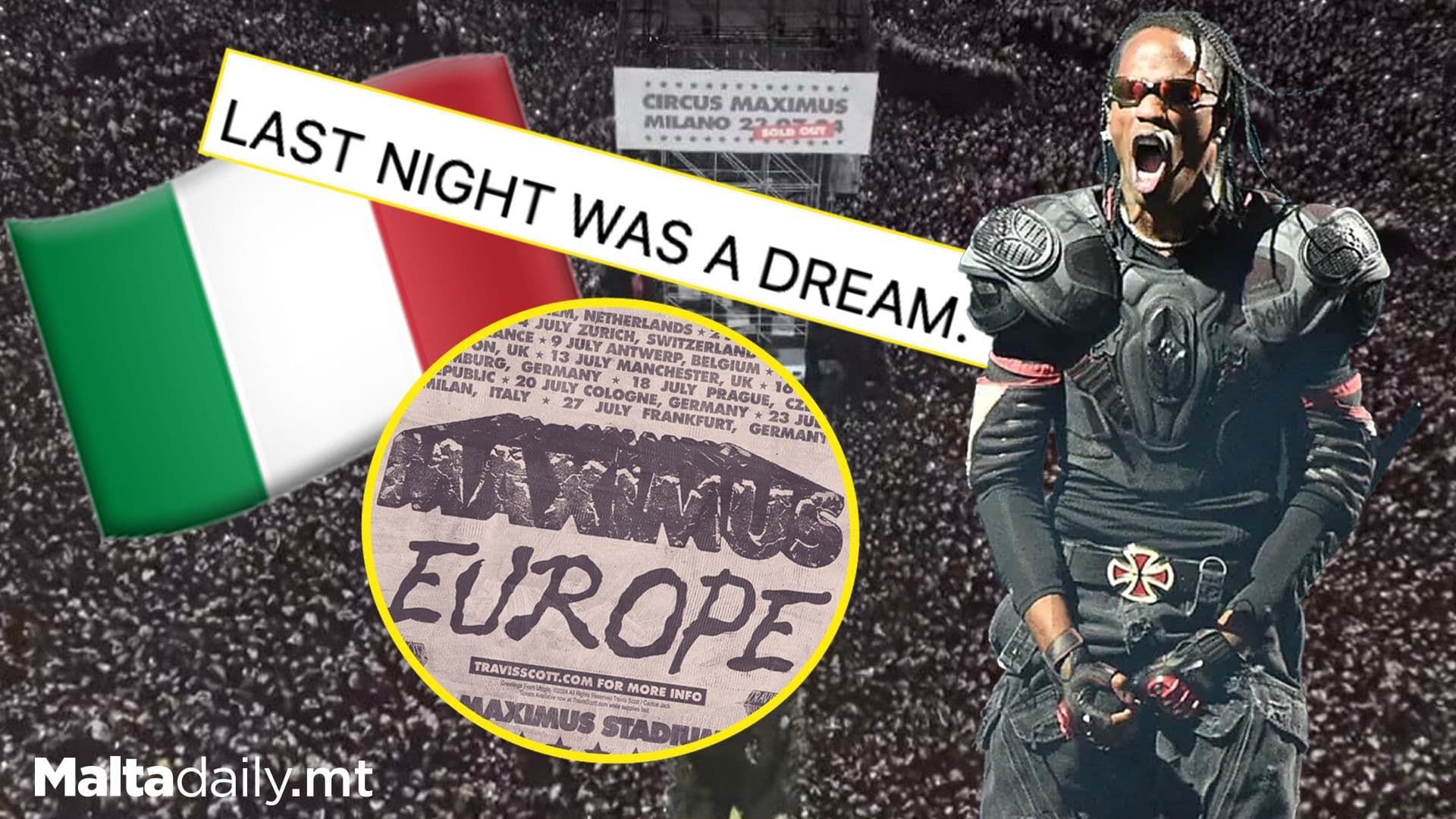 Milan Travis Scott Concert Triggers False Earthquake Alarms