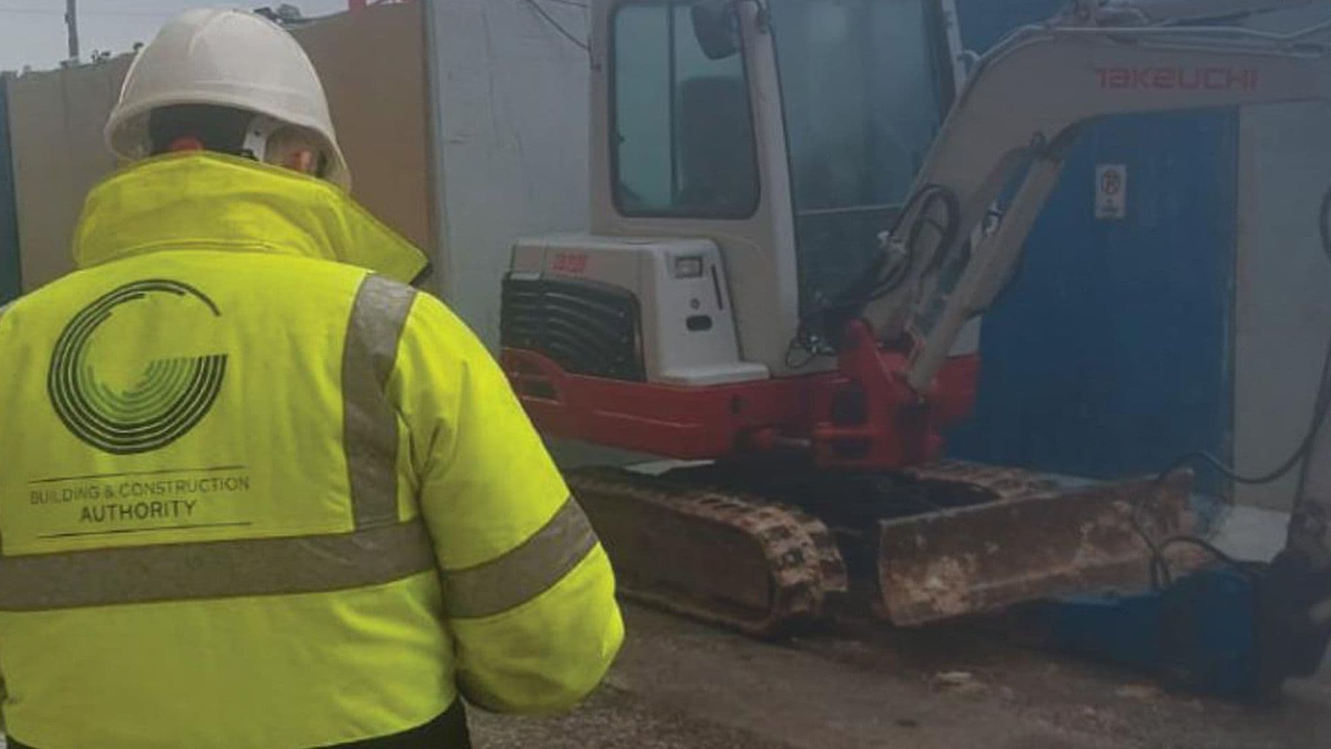 Building And Construction Authority Urge Workers To Proceed With Caution Following Yellow Weather Warning