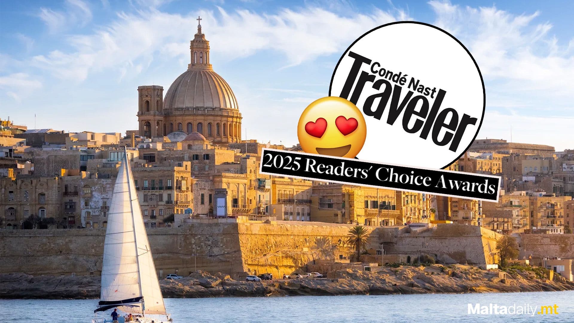 Condé Nast Traveller Names Valletta Best City in Europe 2025
