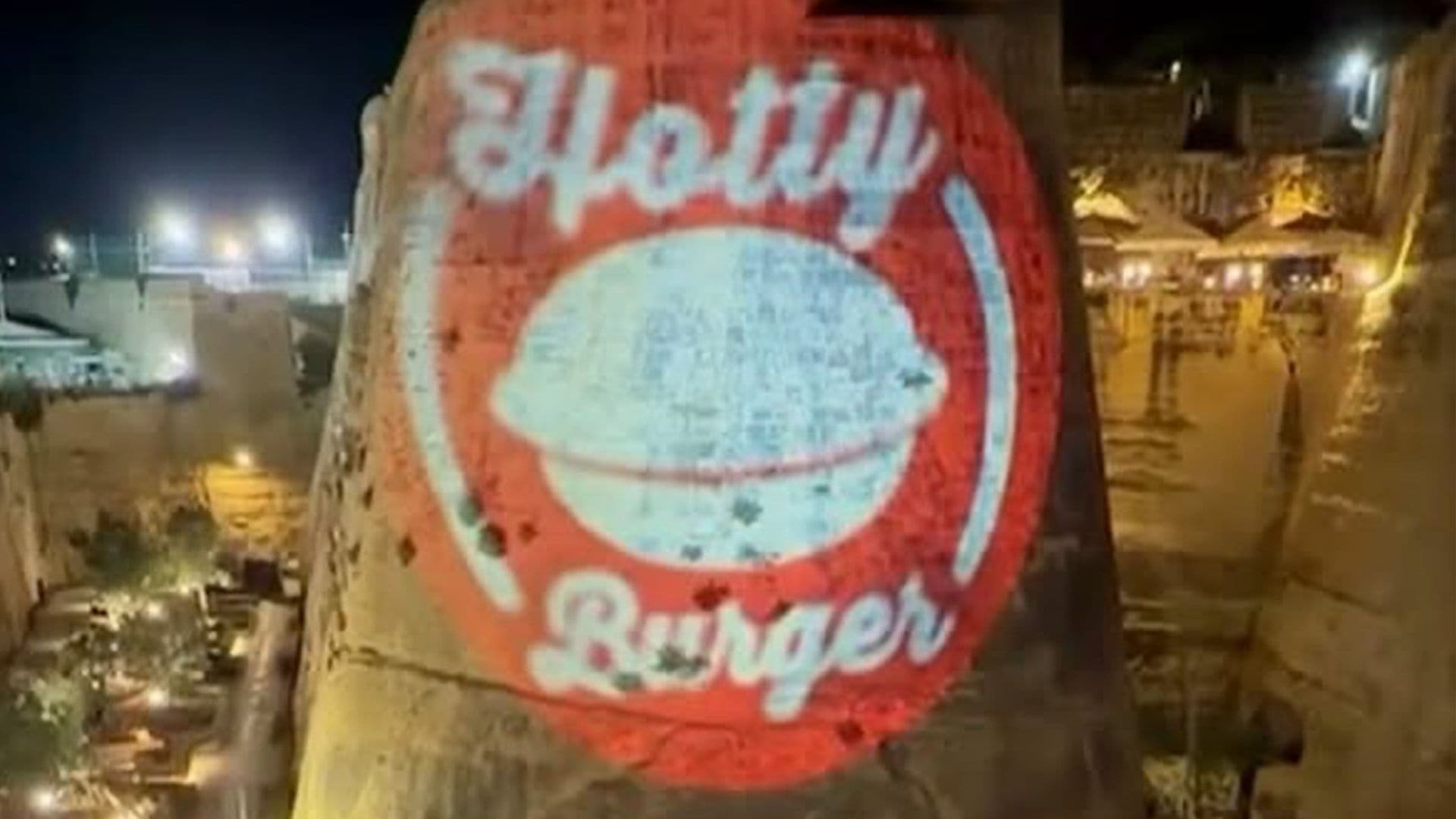 'Hotty Burger' Respond to Criticism After Projecting Advert On Valletta Fortifications