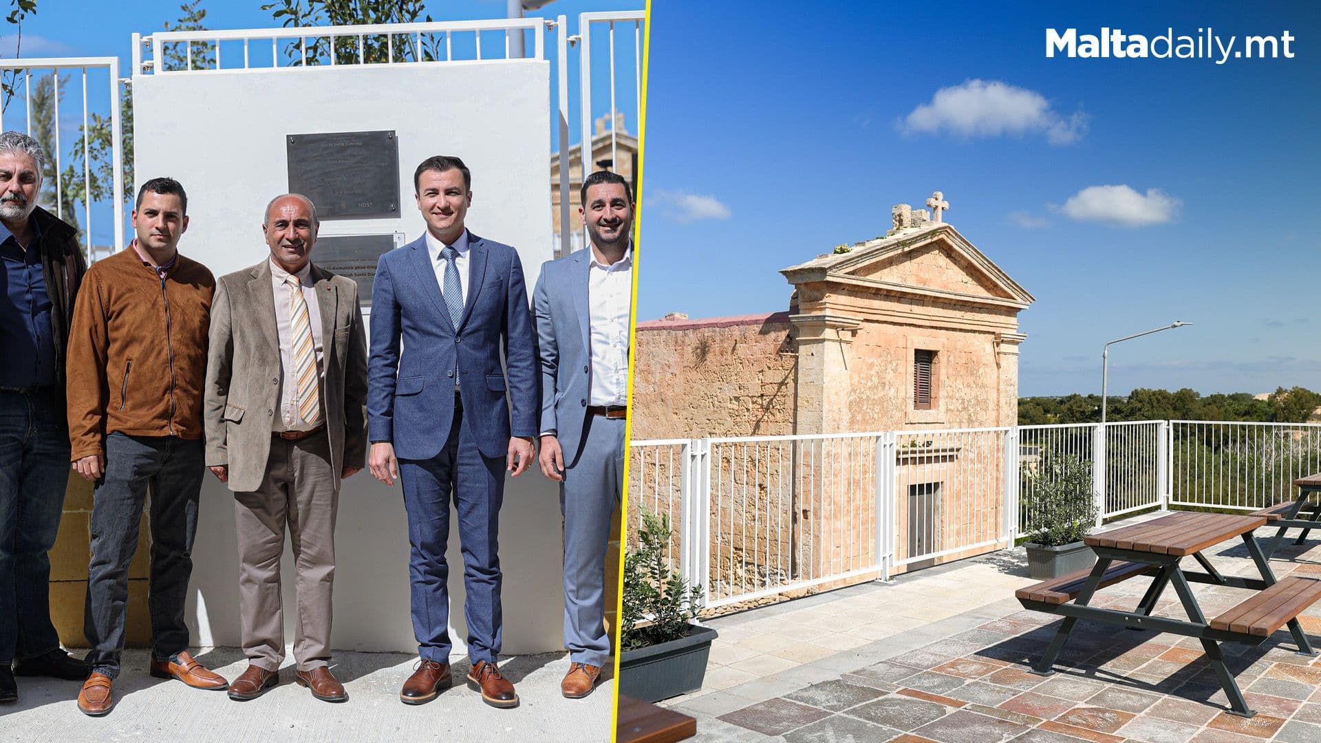 Minister Silvio Schembri Inaugurates New Public Space in Ħad-Dingli
