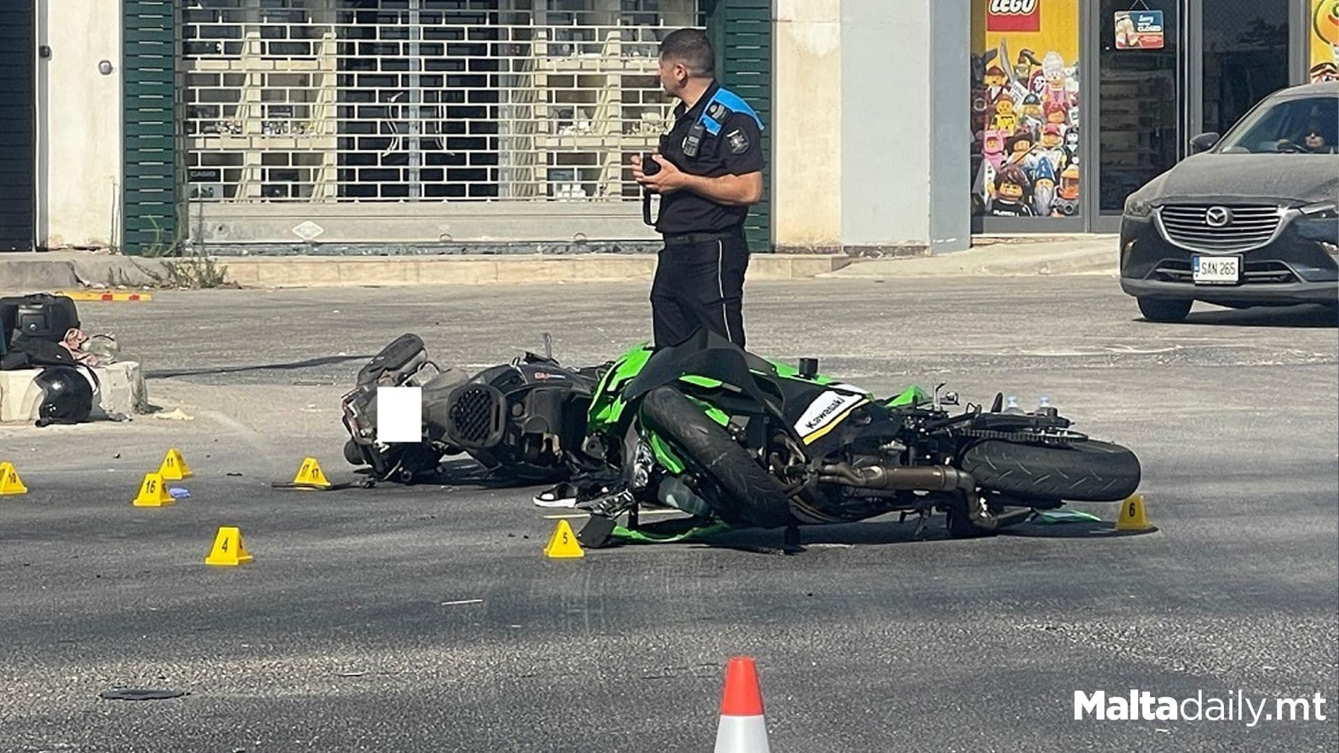 Two Motorcyclists Taken To Hospital After Żejtun Collision
