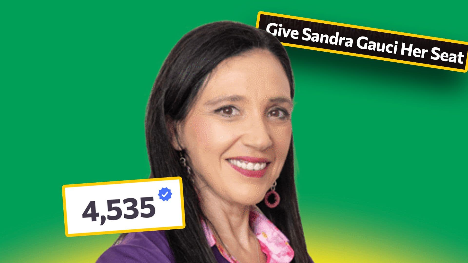 Petition Calling For Sandra Gauci To Be Given A Seat In Parliament Surpasses 4,500 Signatures