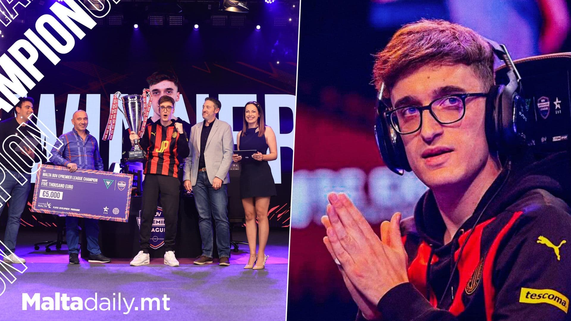 Ħamrun Spartans’ Shaun Galea Wins Malta BOV ePremier League