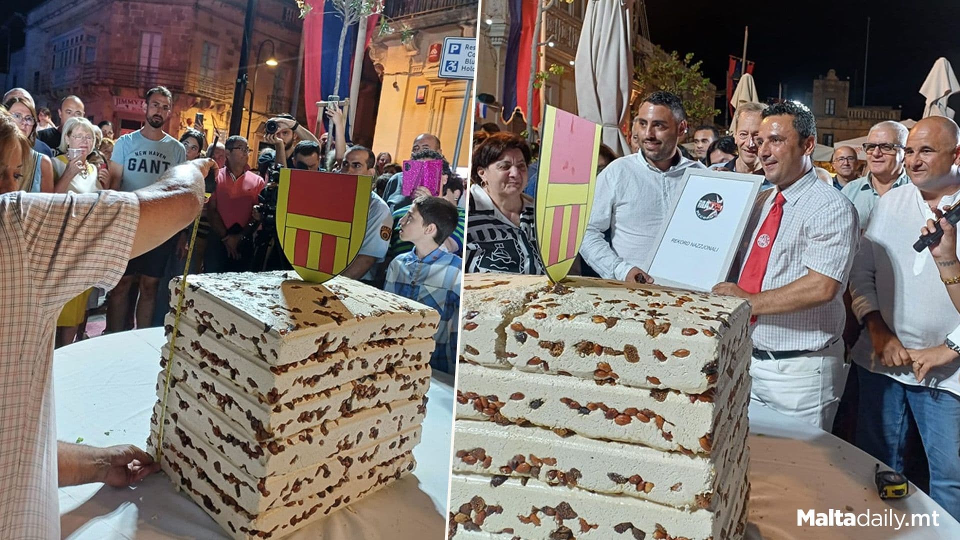 Local Record For Biggest ‘Ħelwa Tat-Tork’ in Xagħra, Gozo