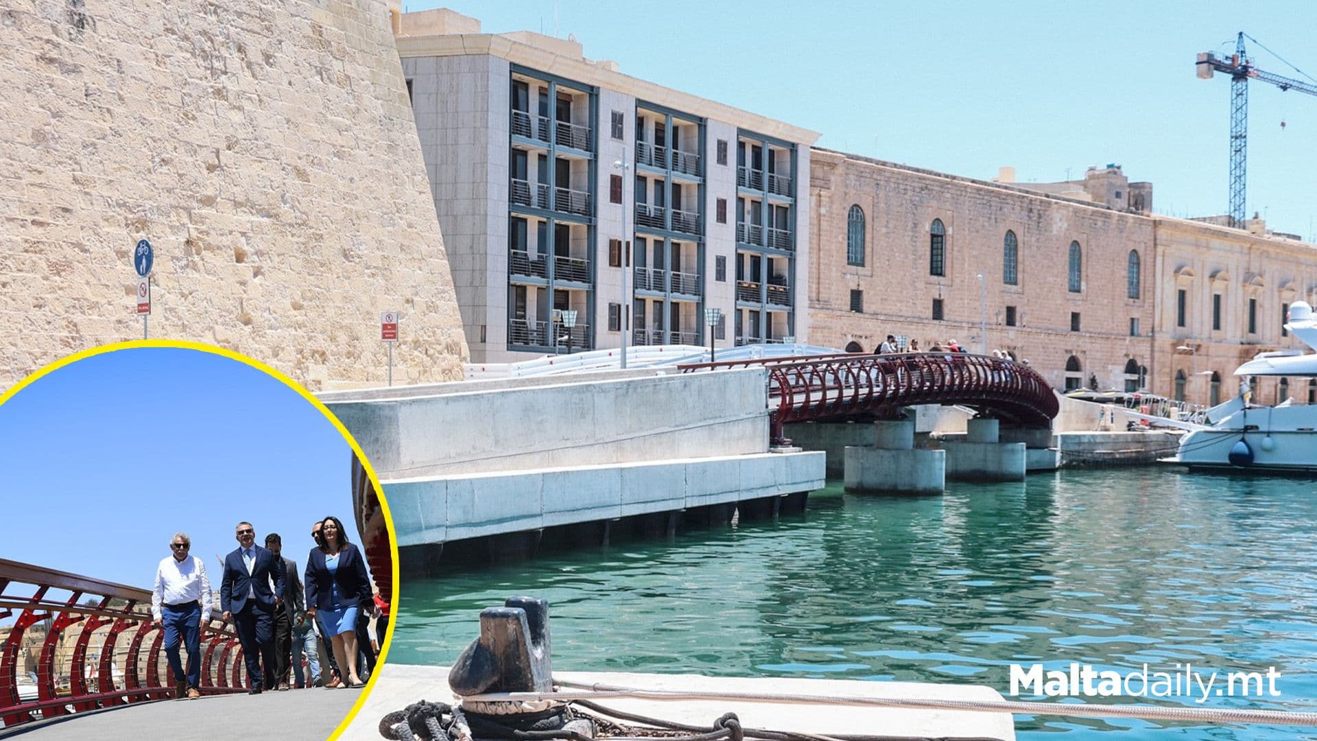 Infrastructural Works on Fort Sant’ Anġlu Bridges Completed